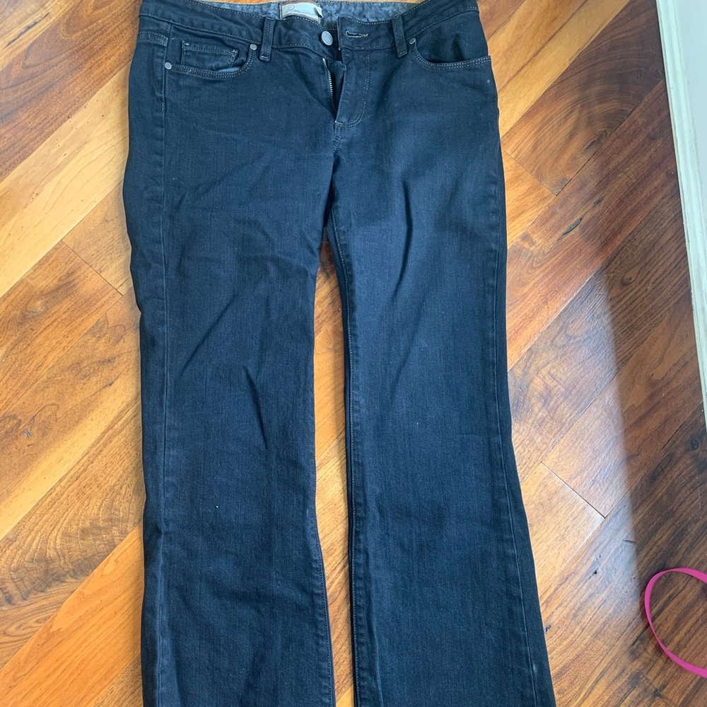 Paige black bootcut jeans size 30
